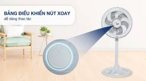 Quạt đứng Asia 6 cánh VY639990 80W Dễ sử dụng không nhiều nút 