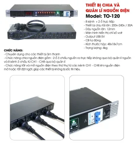 Chia Nguồn Điện ORIS TO-120 Công Năng Tuyệt Vời Phù Hợp Với Cả Doanh Nghiệp Và Gia Đình