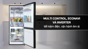 Ảnh Minh Họa Cho Sự Tiết Kiệm Điện Của Tủ lạnh Panasonic Inverter 255 lít NR-BV281BGMV