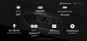 MAXHUB XBar W70 nhiều tính năng cao cấp được lắp đặt trên thiết bị tiện lợi và dễ dàng mang theo cho bạn