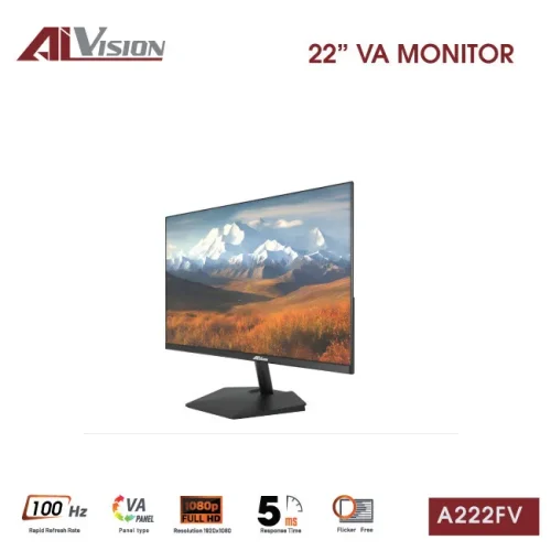 Màn Hình AIVISION A222FV 22″ – Hình Ảnh Mượt Mà